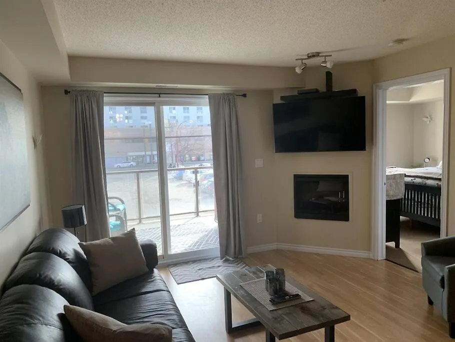 Chris'S Cozy Condo Times Square Rogers Place Edmonton Appartamento